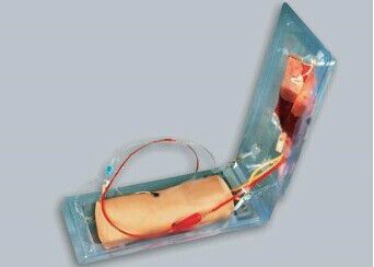 How does Elbow venipuncture training model help students improve their piercing skills?