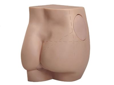  Can the buttock injection practice model be practiced repeatedly?
