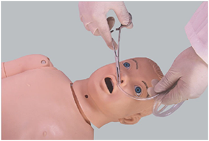  Pediatric nasal feeding tube models, not just toys