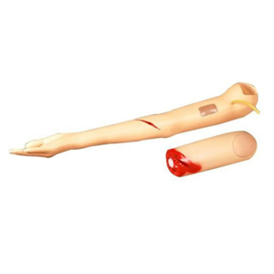 Can the Control Bleeding arm model provide real-world emergency training in a non-clinical setting?